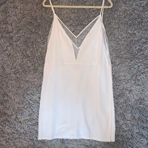TOBI White Date Party Shift Dress Size L